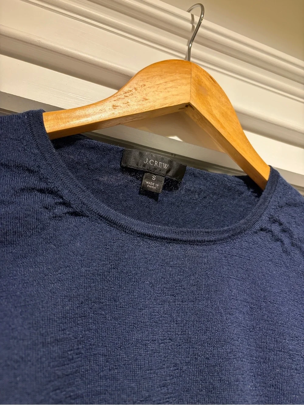 J. Crew Navy Crewneck Sweater